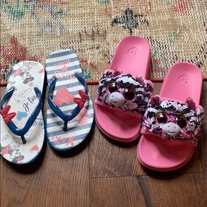 SOLD.  Girls Bundle Pool Shoes